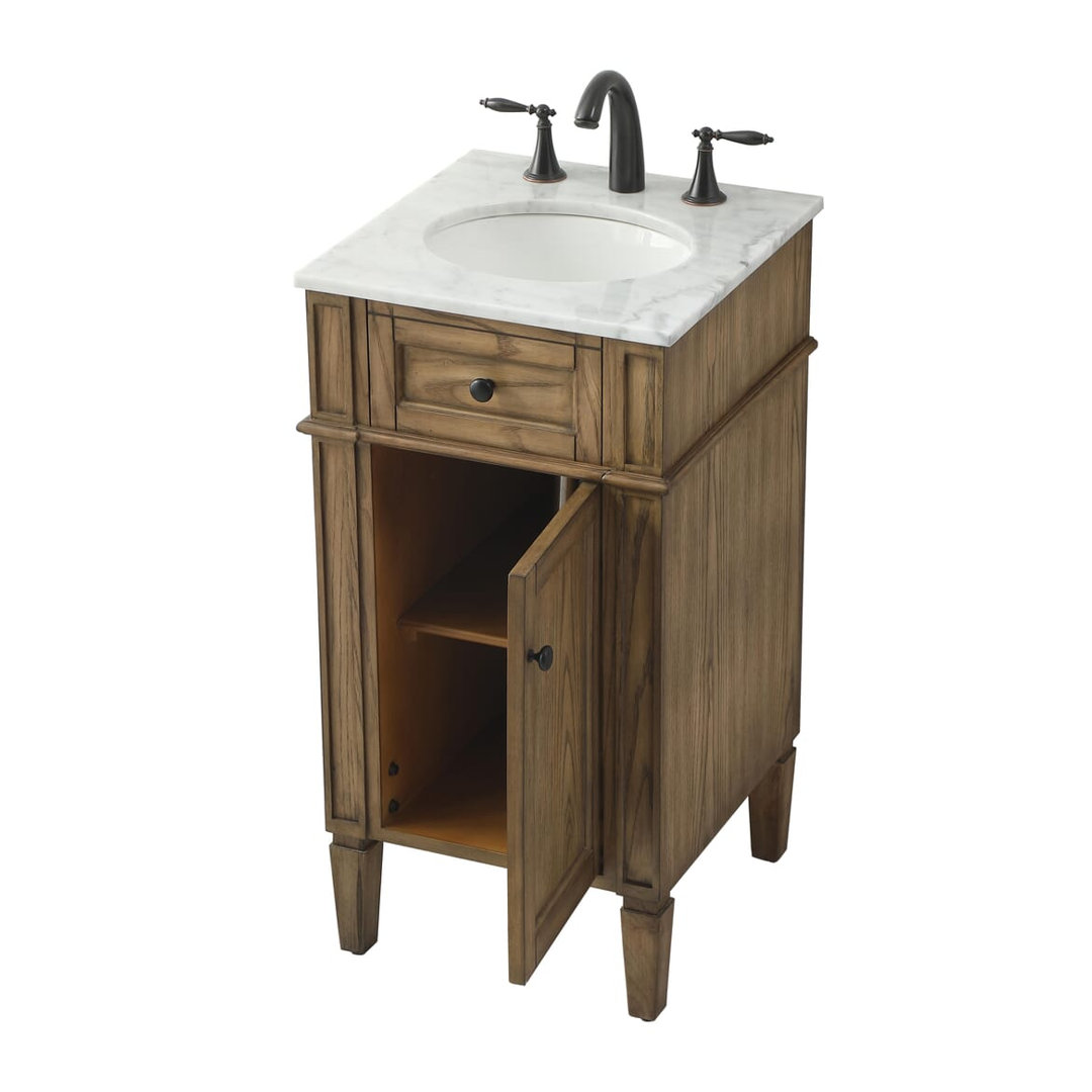 Rivers 18" W x 19" D x 35" H Single Bathroom Vanity Set