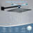 9.84" Solid Brass Thermostatic Complete Shower System with Rough in-Valve-98142346