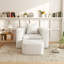 Fauteuil-lit 2 en 1 avec repose-pieds convertible Ivona Ivona Modern, aucun assemblage requis-827077125