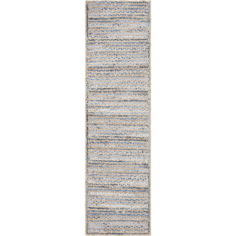 Williar Hand Woven Jute Rug, Runner 2'3" x 14'
