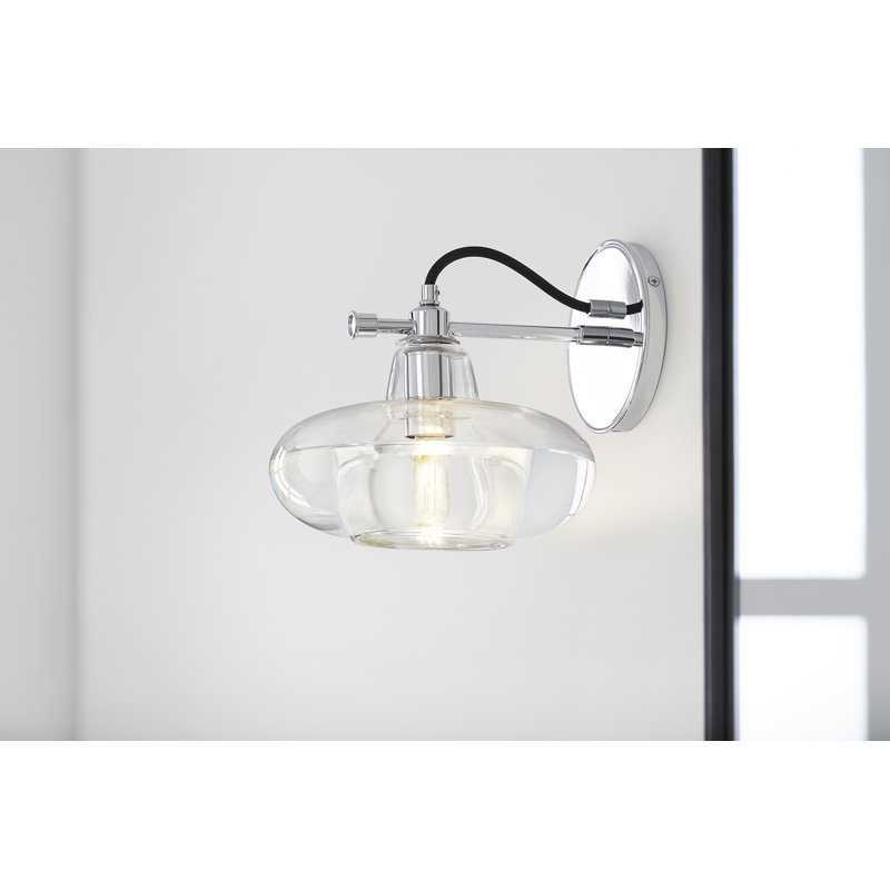 Modern Farm 1 - Light Armed Sconce, Polished Chrome