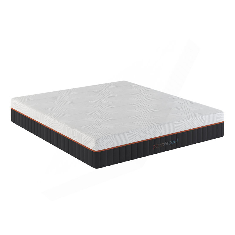 Matelas en mousse à mémoire de forme hybride 12 po Coppercool, très grand