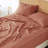 Bedsure Bed Sheets, Cotton Linen Sheet Set, Breathable & Durably, Anti - Pilling & Soft, Deep Pocket Fitted Bed sheet set Up to 16 Inches-109947946-109947945