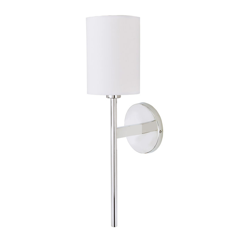 Jadvyga Armed Sconce, Polished Nickel