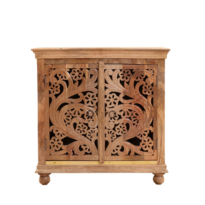 Alizander 90cm Solid Wood Sideboard