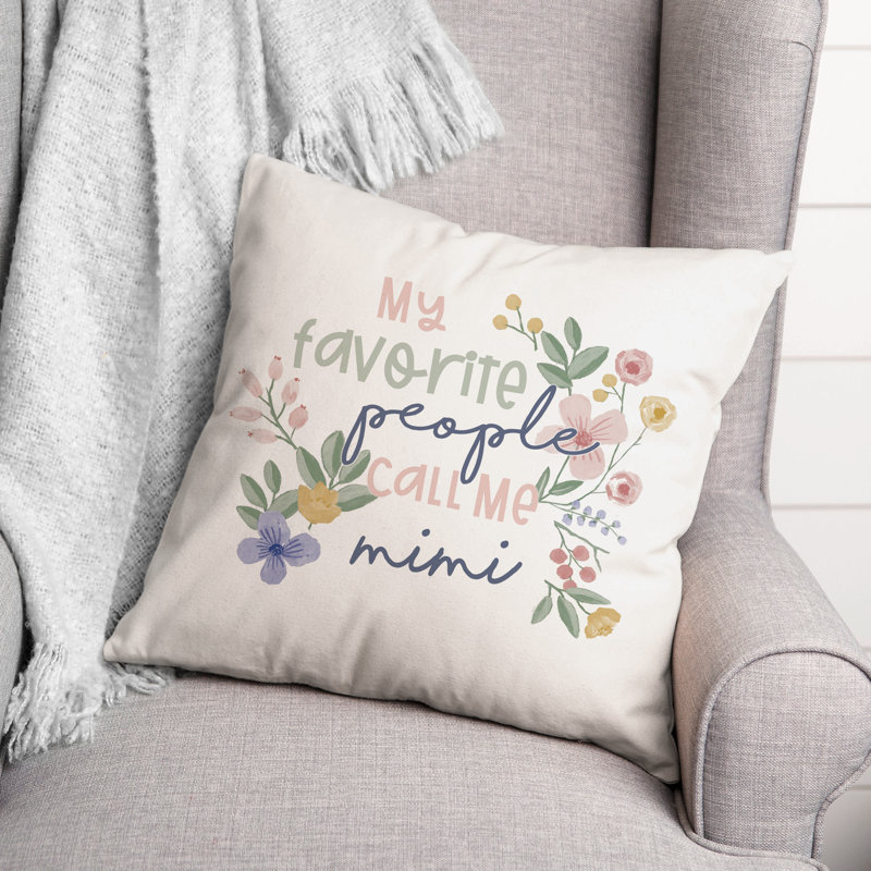  Housse de coussin et insert My My People People Call Me Mimi