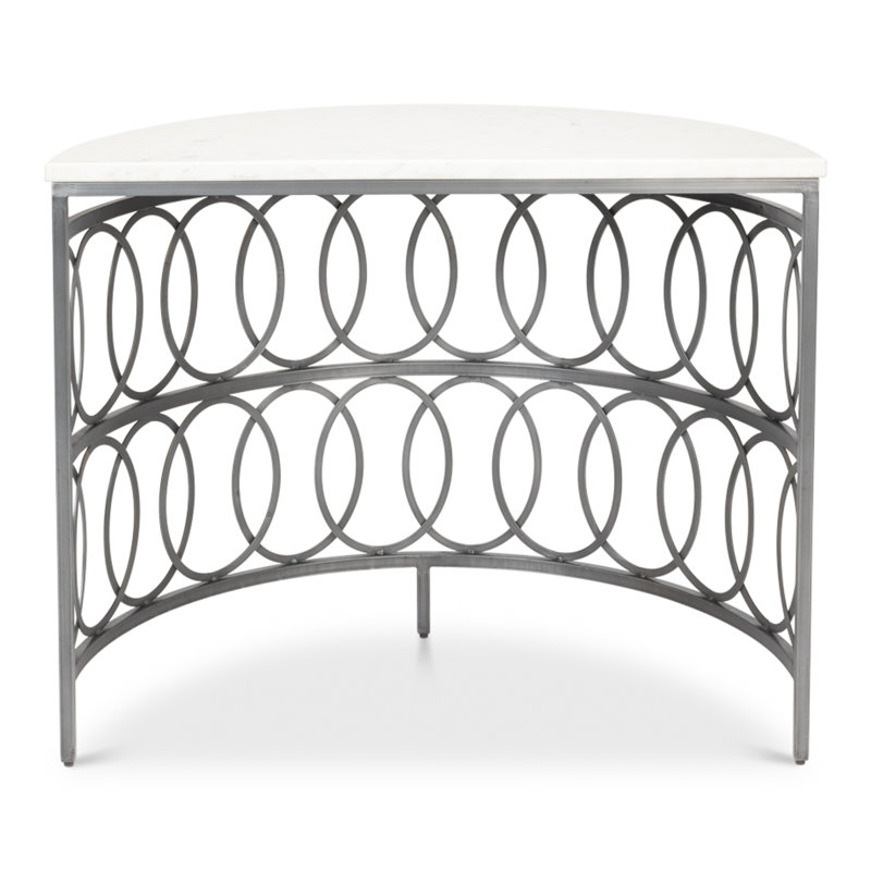 Olympia 41'' W Marble Console Table