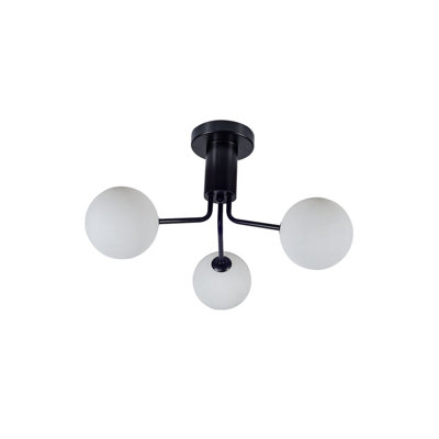 Gabrielson Glass Semi Flush Mount