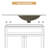 32" L x 18" W Vanity Top Ceramic Bathroom Sink with Faucet Hole and Overflow(Top Only)