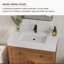 Dessus de meuble-lavabo de salle de bain en pierre à surface solide Casainc