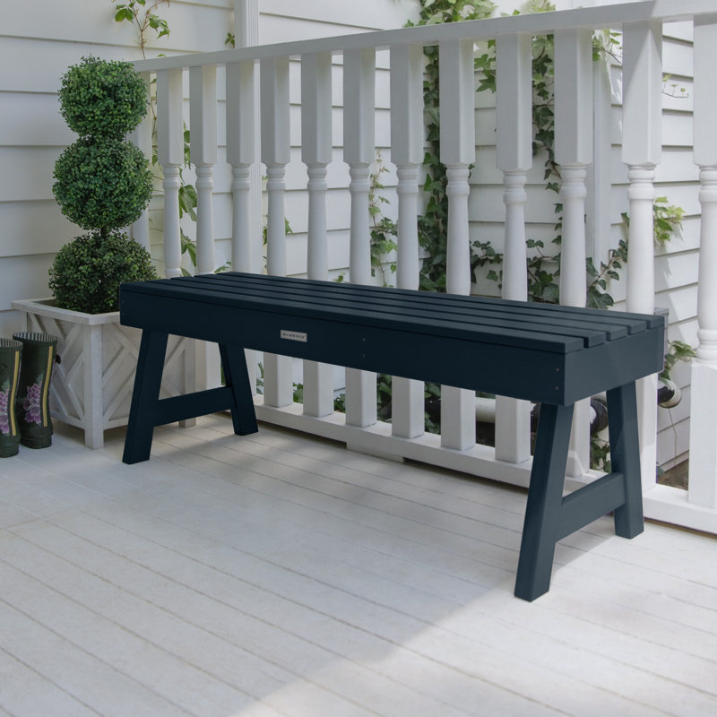 Banc de pique-nique en plastique Midwest, Bleu fédéral
