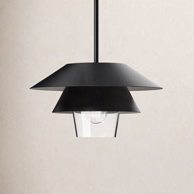 Davant Single Light Steel Pendant