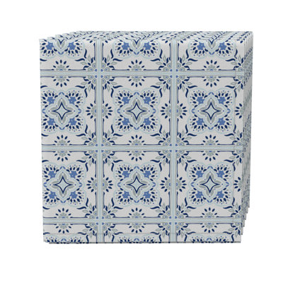 Cotton Twill Geometric Square Napkin