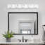 Luminaire de meuble-lavabo élégant en chrome