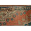 Tapis traditionnel géométrique en laine orange 3 x 4