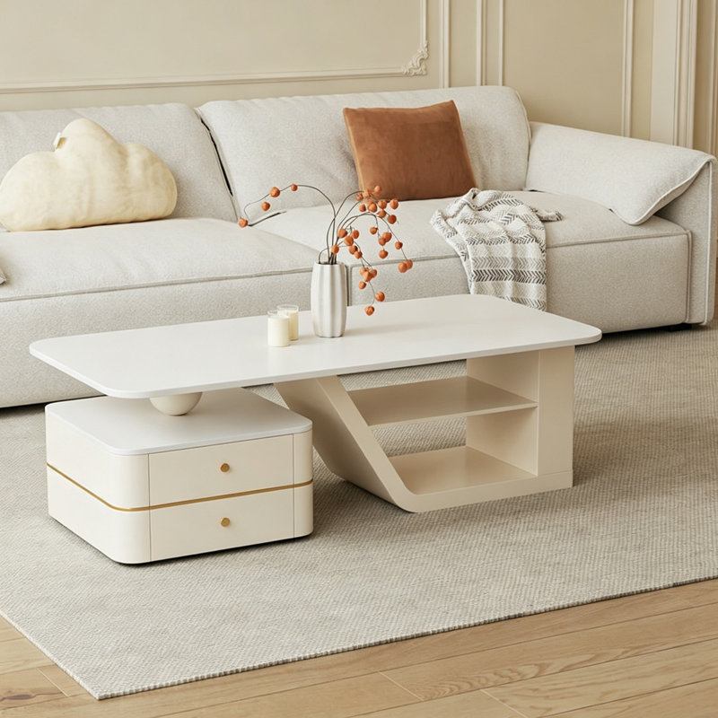 Wicksham, White Top/Beige Base