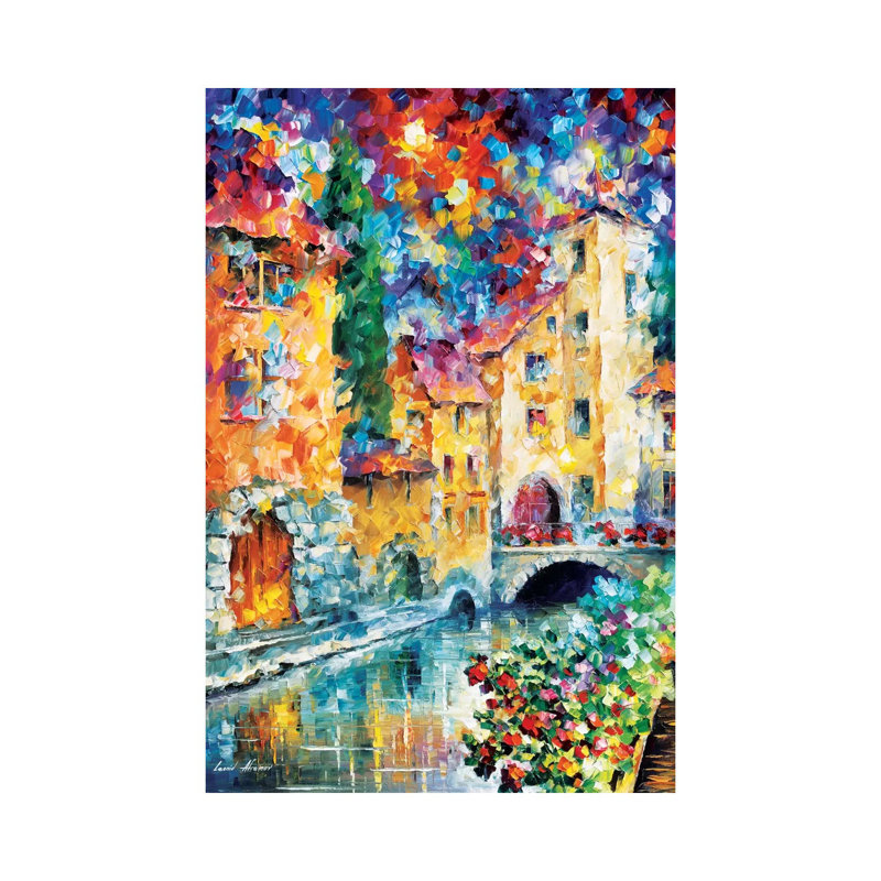 The Window To The Past by Leonid Afremov - Painting on Canvas, Wrapped Canvas, 101.6 cm H x 66.04 cm W x 1.91 cm D