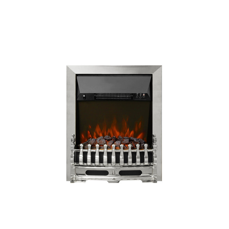 Bayden 16" Inset Electric Fire, Chrome