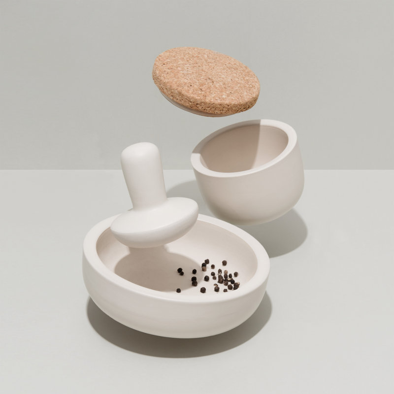Leo Ceramic Mortar And Pestle Set