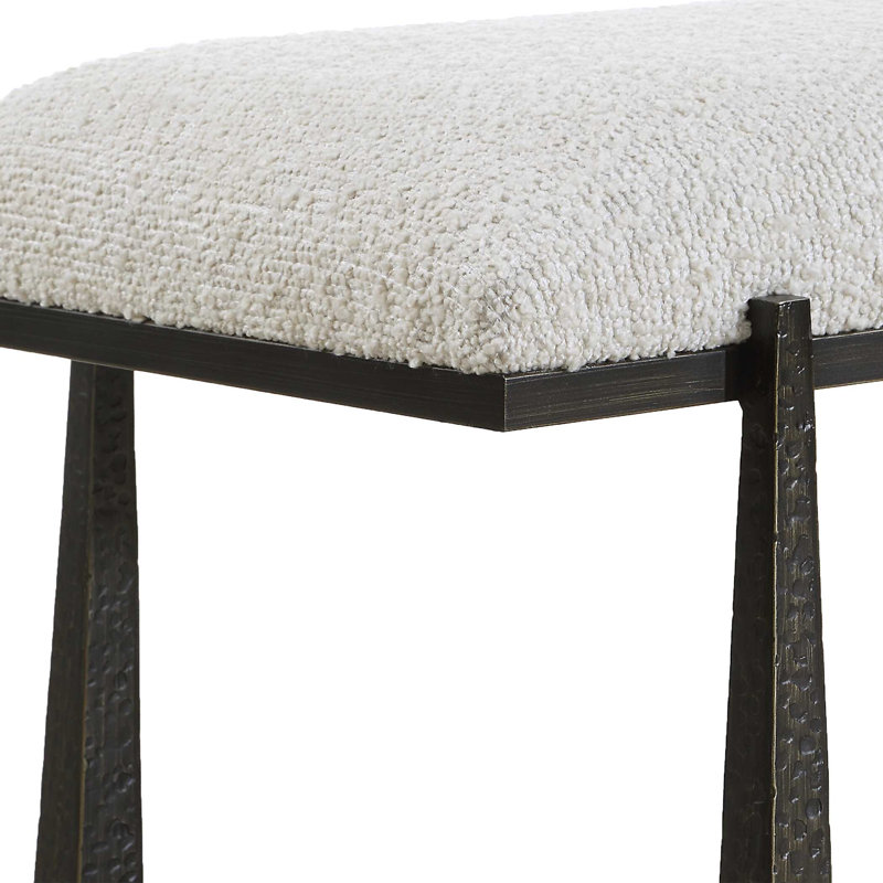 Banc long noir Garr