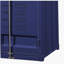 Armoire bleue avec serrure de contenant pleine longueur