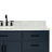 Jameal Solid Wood Single Bathroom Vanity with 0.75'' Carrara Marble Top-1301707229-1342107080