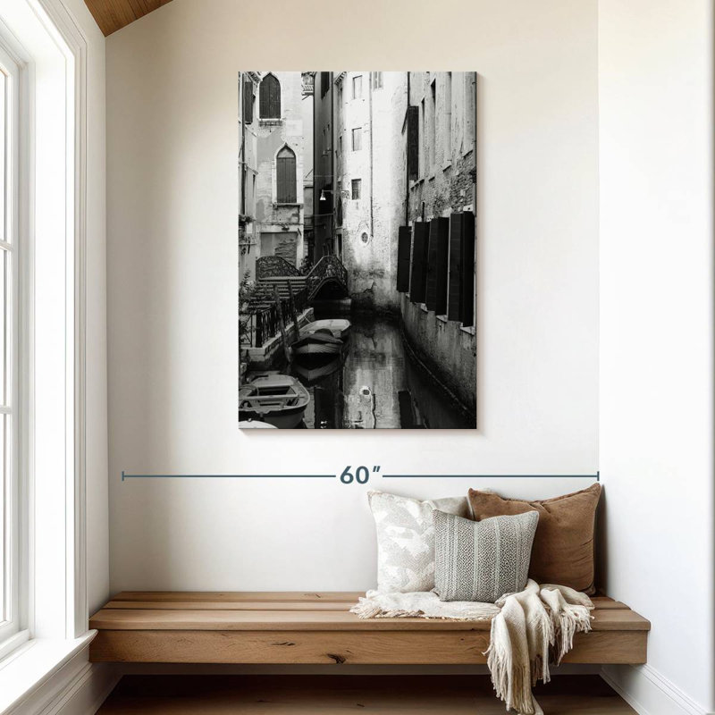 Aime la vieille Venise, H 45 po x l 30 po