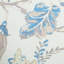 Élégant beige et bleu avec des pieds en bois de bouleau à revêtement lisse pour décorer l'intérieur de la maison Repose-pieds rembourré confortable ou table d'appoint dans l'espace de vie