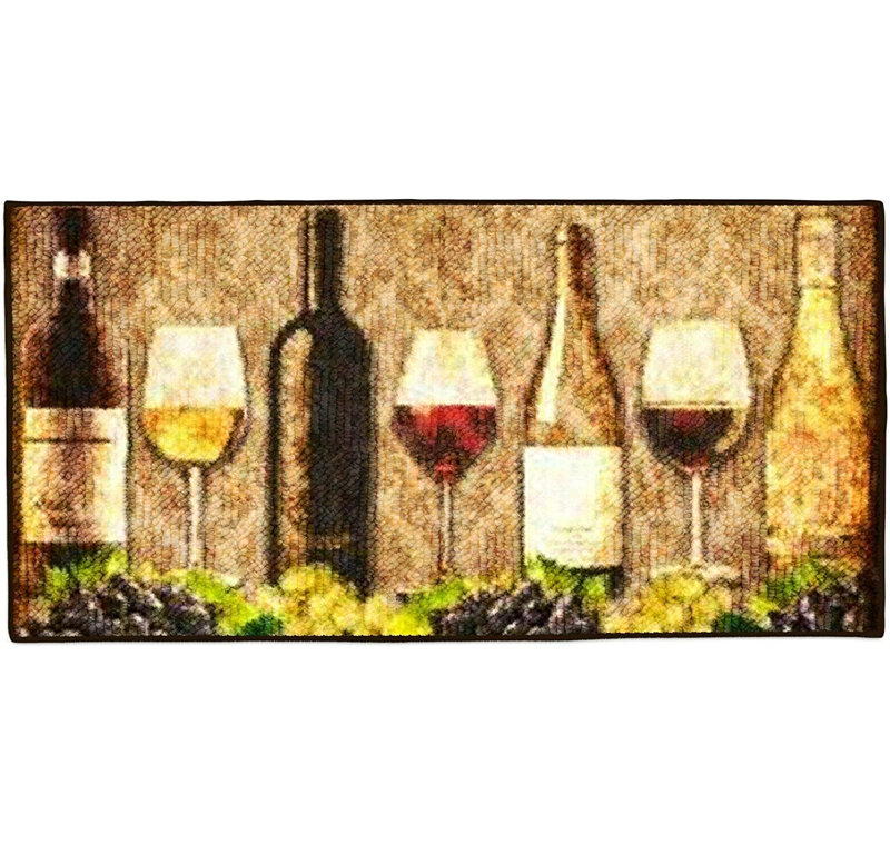 Tapis de cuisine Gaenor Borgogna, Rectangle 1 pi 6 po x 2 pi 6 po