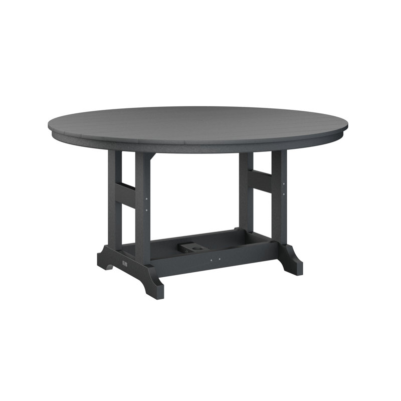 Table de salle à manger ronde Berlin, H 35,5 po x l 60 po x P 60 po, Noir