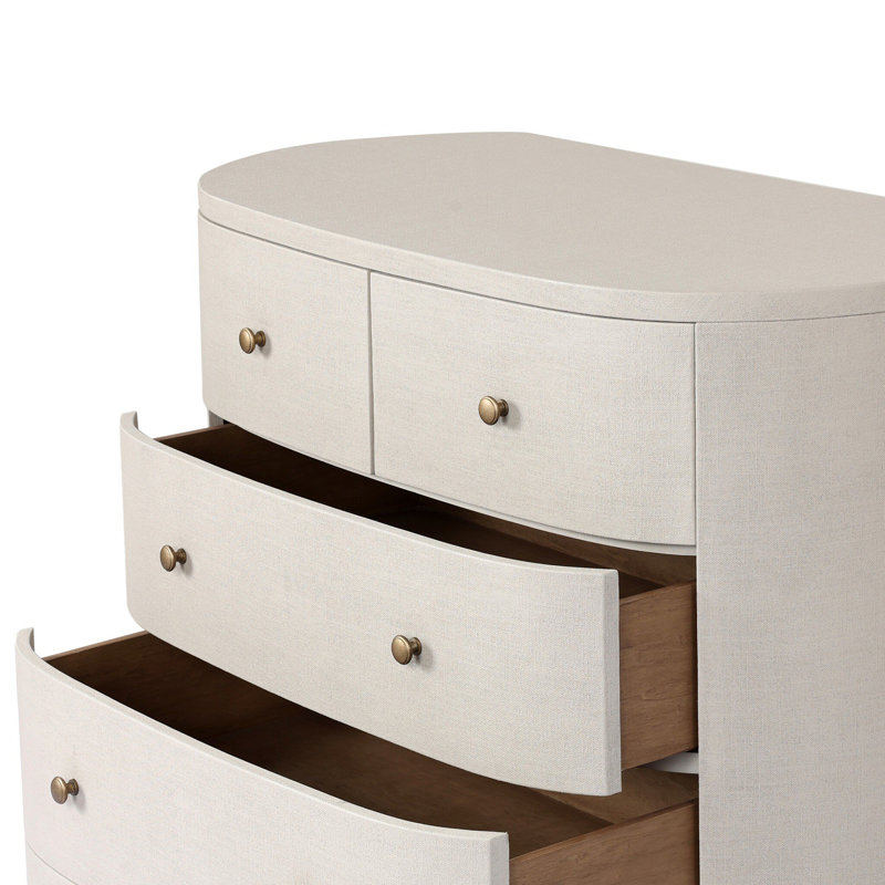 Amelia Chest-Ivory Painted Linen, Ivory Painted Linen