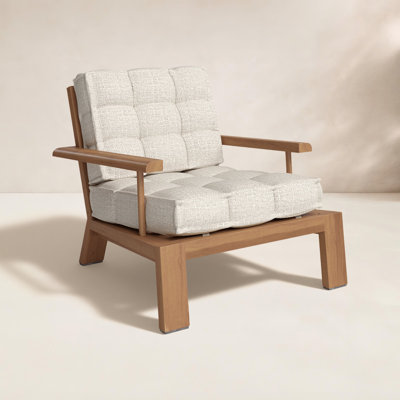 Navelina Teak Outdoor Lounge Chair