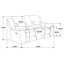 Ensemble de canapé inclinable en chenille 3 pièces G Wilson Alwyn Home - gris-129632705