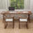 Walnut Rectangular Solid Wood desk-1850056083