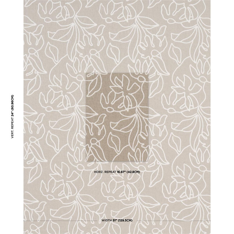 Tissu de broderie Lola, Lin