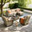 8-Piece Patio Conversation Set, Modular Outdoor Wicker Sectional With Wide Armrests And Coffee Table, Patio Sofa Set With Swivel Rocking Armchairs And Cushions-235333578-254262245
