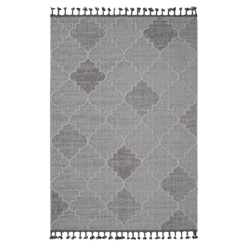 Contemporary Area Rug, Rectangle 6'7" x 7'9"