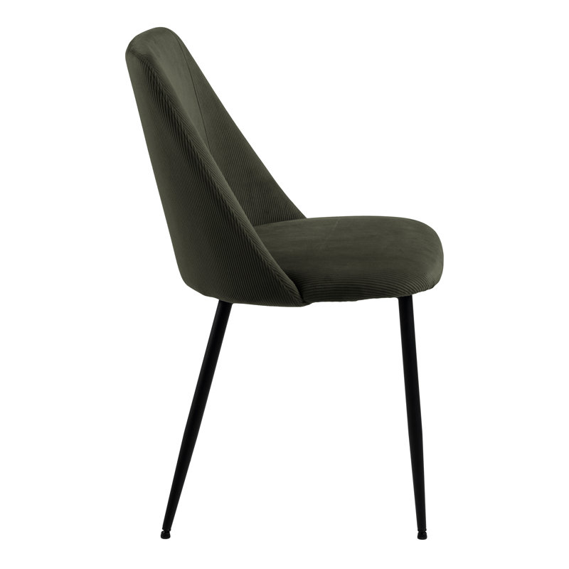Manohar 48.5cm H Upholstered Side Chair, Olive Green