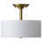 13" Fabric Semi Flush Mount-91406424