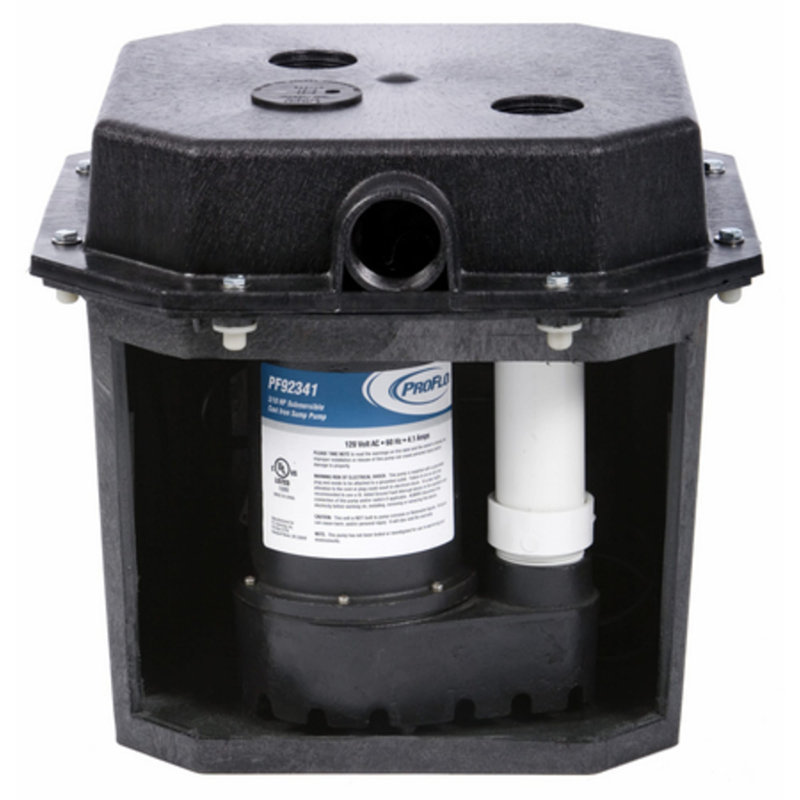 Durable Black Cast Iron Remote Drain Pump System