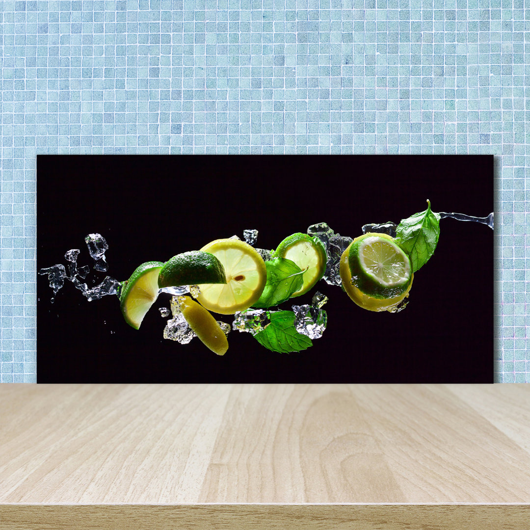 100 cm x 40 cm Glas-Spritzschutzpaneel Selbstklebend