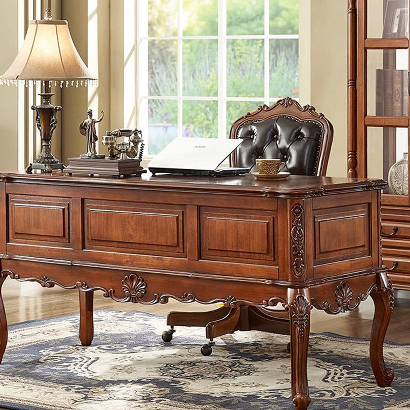 Bureau luxueux de style européen, H 30,71 po x l 55,12 po x P 25,59 po