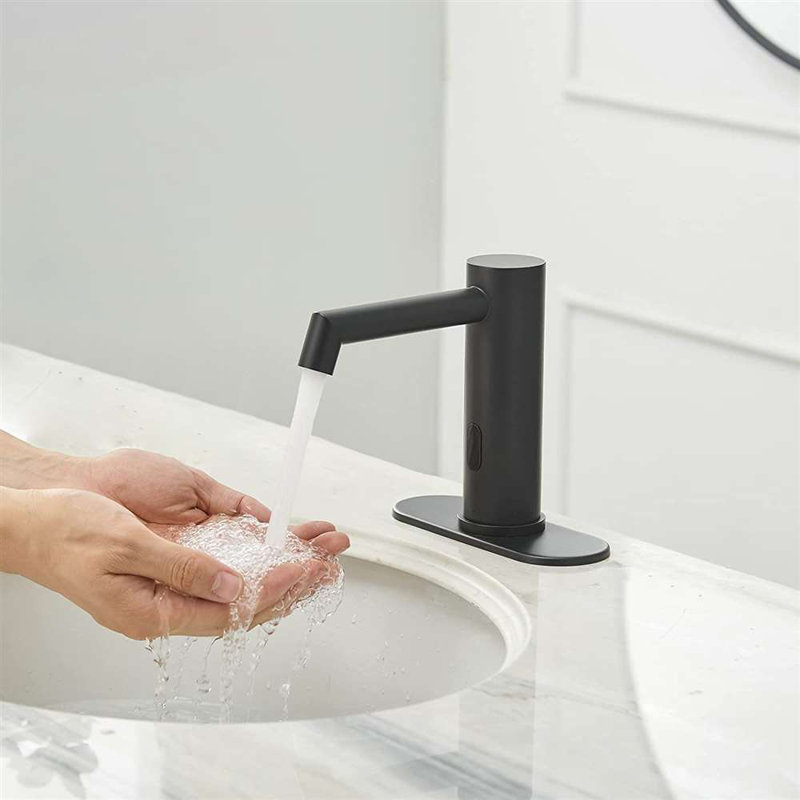 Fontana Tivoli Matte Black Finish Automatic Touchless Sensor Faucet
