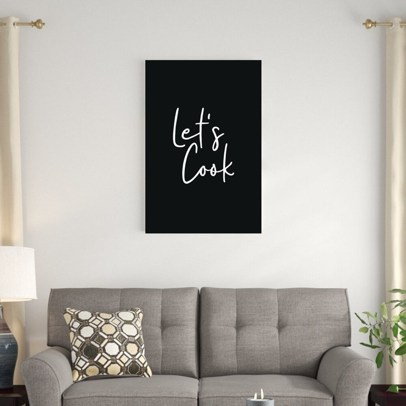 " Let's Cook ", 36" H x 24" W