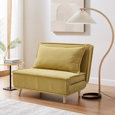 Mikell Upholstered Convertible Sleeper Accent Chair
