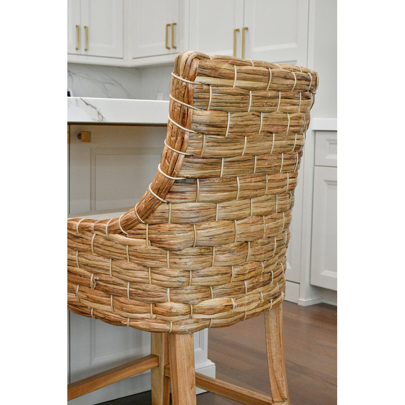 Celenne Water Hyacinth, Counter Stool (25" Seat Height)