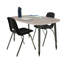 Table d'activité rectangulaire à grain de bois 31 po x 50 po Adapte-115943245-115943238