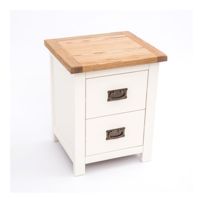 Cerritos 45cm W Solid + Manufactured Wood Bedside Table