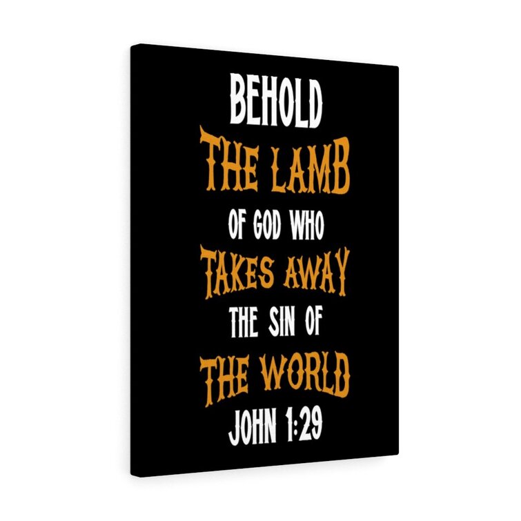 Express Your Love Gifts Lamb Of God John 1:29 Christian Wall Art Bible 