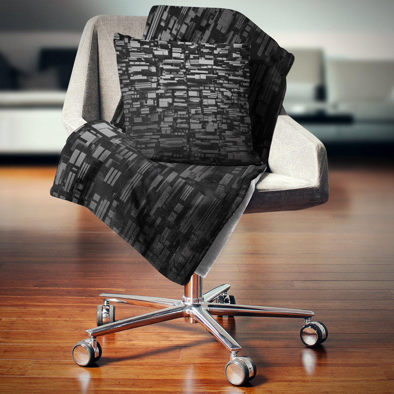 Abstract Throw Pillow, 16" x 16", Throw Pillow